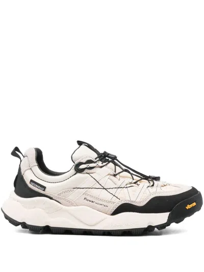 Flower Mountain Iwano Lace-up Sneakers In White