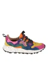 Flower Mountain Yamano 3 - Sneakers In Suede And Technical Fabric In Black