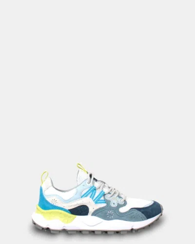 Flower Mountain Sneakers  Mod. Yamano 3 - Navy/white/light Blue