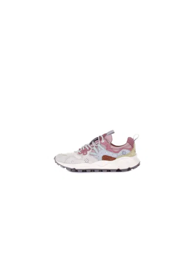 Flower Mountain Sneakers In Marrone Beige Marrone