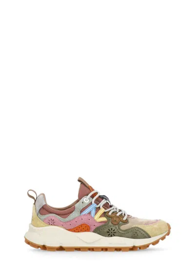 Flower Mountain Laced Sneakers In Multicolour