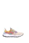 Flower Mountain Sneakers With Multicolored Suede Inserts In Multi