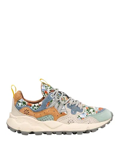 Flower Mountain Yamano 3 Floral-print Sneakers In Multi