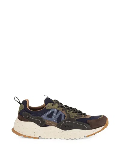 Flower Mountain Solin Panelled Sneakers In Multi