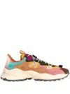 Flower Mountain Suede-panelled Sneakers In Multi