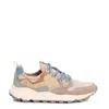 Flower Mountain Taupe Light Blue Yamano 3 Sneakers In Neutrals