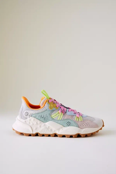 Flower Mountain Tiger Hill Suede Trainers In Multi
