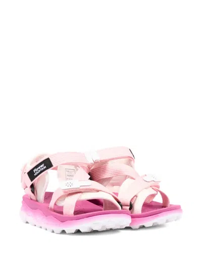 Flower Mountain Kids' Touch-strap Sandals In Pink