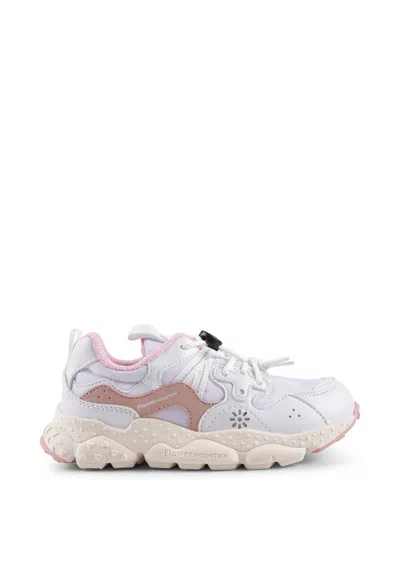 Flower Mountain Kids' White Sneakers For Girl