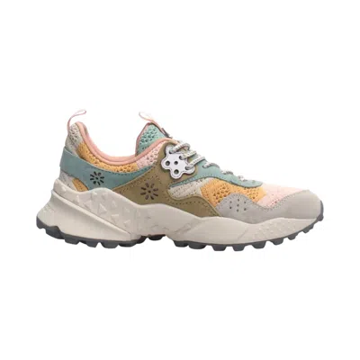 Flower Mountain Women's Kotetsu Sneaker In Taupe/pink In Multi