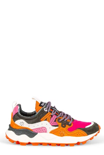 Flower Mountain Sneakers Pink In Multicolor