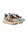 Flower Mountain Multicolor Sneakers For Boy In Multi