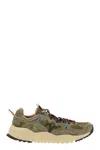 Flower Mountain Yamabushi - Sneakers In Suede And Technical Fabric In Green
