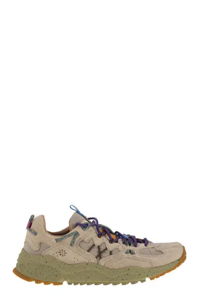 FLOWER MOUNTAIN FLOWER MOUNTAIN YAMABUSHI - SNEAKERS IN SUEDE AND TECHNICAL FABRIC