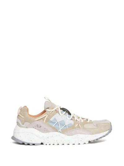 Flower Mountain Yamabushi Grey Low-top Sneakers  In Neutral