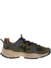 Flower Mountain Yamabushi Leather Sneakers In Multi