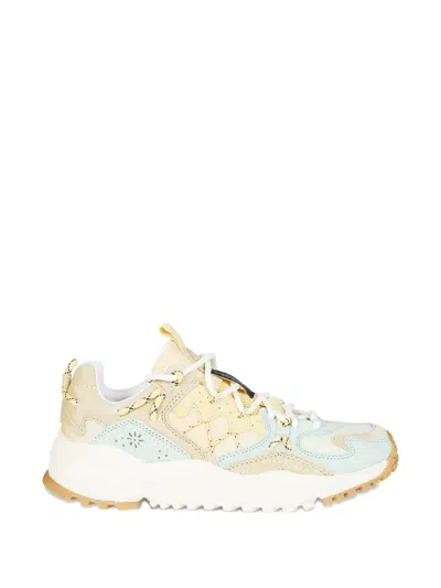 Flower Mountain Yamabushi Panelled Sneakers In Animal Print