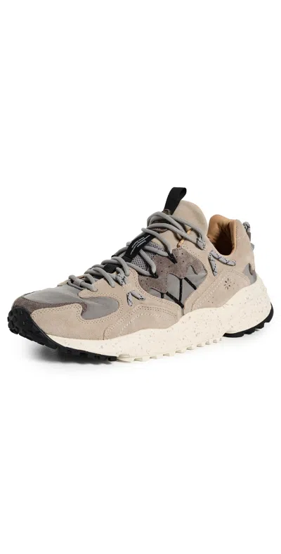 Flower Mountain Yamabushi Sneakers Beige/grey In Pink