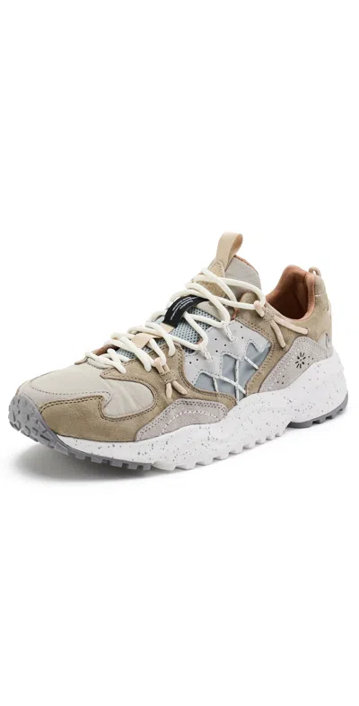 Flower Mountain Yamabushi Sneakers Grey Military In Multi
