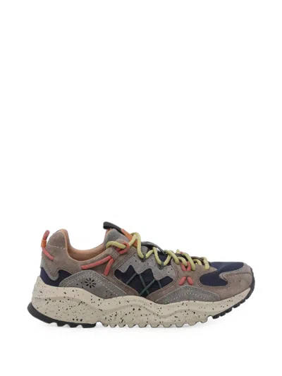 Flower Mountain Yamabushi Speckled-sole Sneakers In Multi