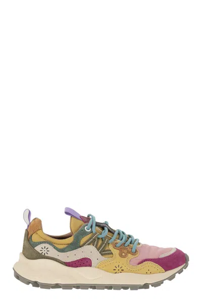 FLOWER MOUNTAIN FLOWER MOUNTAIN YAMANO 3 - SNEAKERS IN SUEDE AND TECHNICAL FABRIC