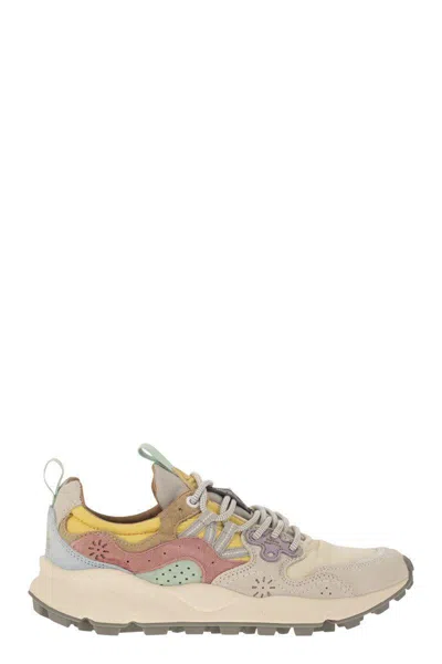Flower Mountain Yamano 3 - Sneakers In Suede And Technical Fabric