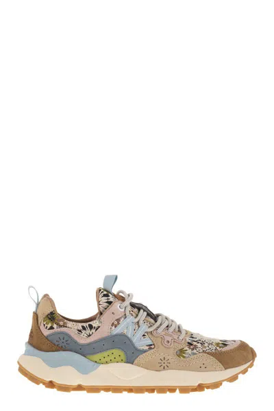 FLOWER MOUNTAIN FLOWER MOUNTAIN YAMANO 3 - SNEAKERS IN SUEDE AND TECHNICAL FABRIC