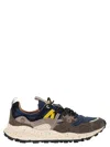 FLOWER MOUNTAIN YAMANO 3 - SNEAKERS IN SUEDE AND TECHNICAL FABRIC