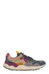 Flower Mountain Yamano 3 Sneakers In Suede And Technical Fabric In Multi