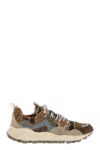 Flower Mountain Yamano 3 - Suede And Wool Sneakers In Brown