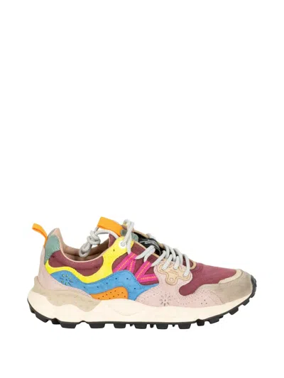 Flower Mountain Yamano 3 Colourful Sneakers In Brown