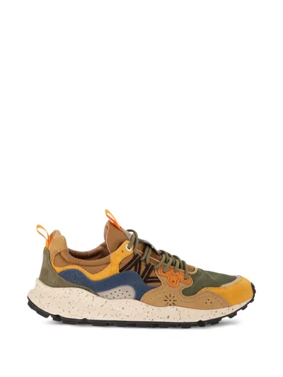 Flower Mountain Yamano 3 Floral-motif Sneakers In Multi