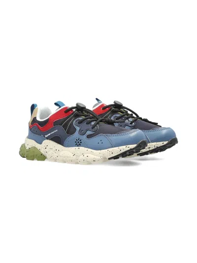 Flower Mountain Kids' Yamano 3 Lace-up Sneakers In Blue