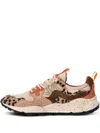 Flower Mountain Yamano 3 Leopard-print Lace-up Sneakers In Brown