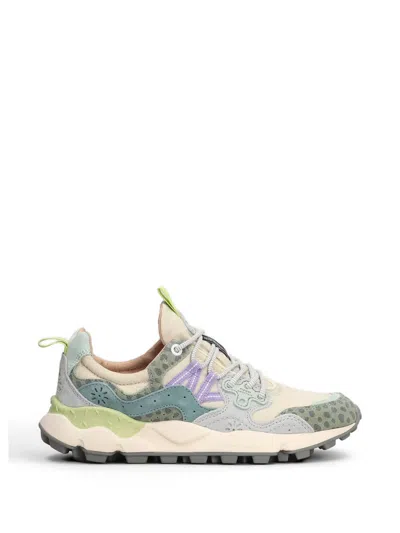 Flower Mountain Yamano 3 Leopard-print Panelled Sneakers In Neutral