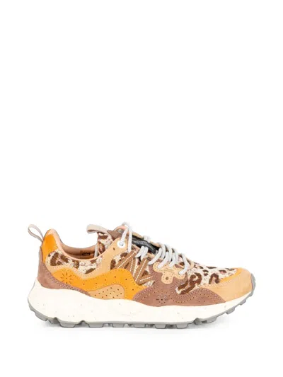 Flower Mountain Yamano 3 Leopard-print Sneakers In Multi