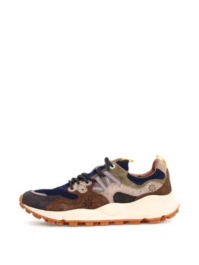 Flower Mountain Yamano 3 Low-top Sneakers In Brown