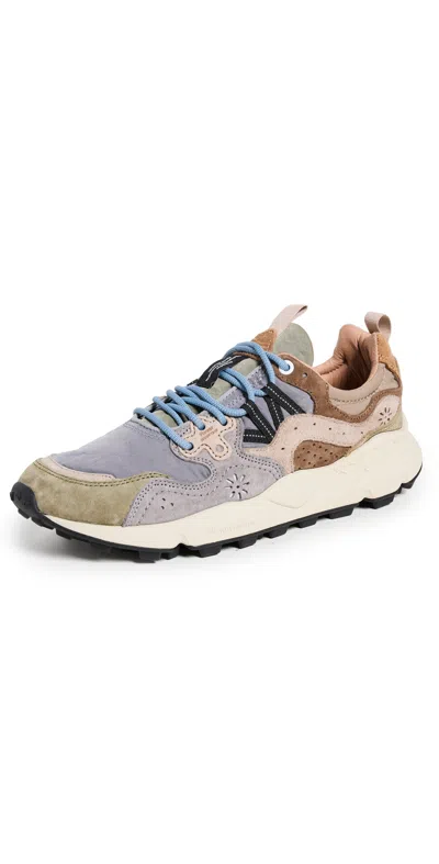 Flower Mountain Yamano 3 Man Sneakers Militare/grey/light Brown