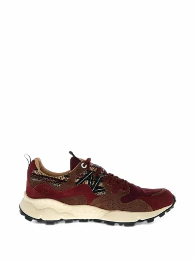 Flower Mountain Yamano 3 Panelled Sneakers In Multi