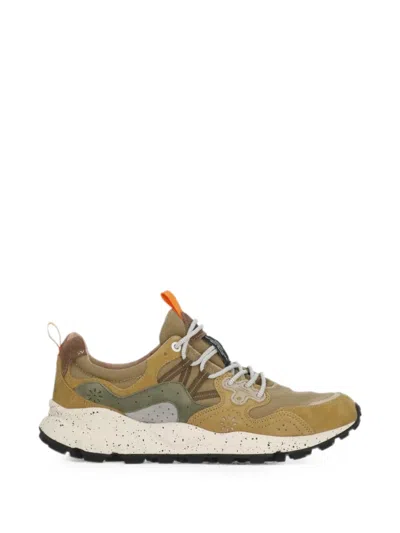 Flower Mountain Yamano 3 Panelled Sneakers In Multi