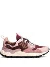Flower Mountain Layered Rosa Sneakers With Textured Sole In Pink