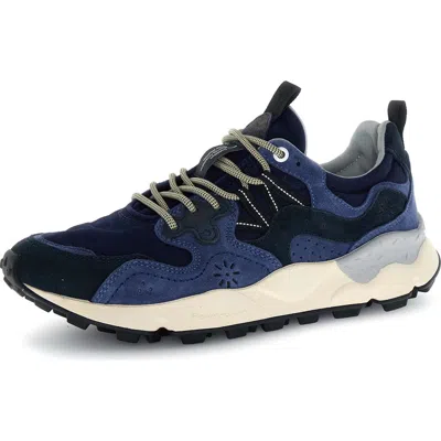 Flower Mountain Yamano 3 Sneaker In Blue