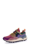 Flower Mountain Yamano 3 Sneaker In Burgundy
