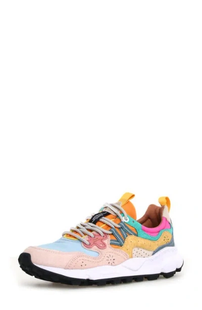 Flower Mountain Yamano 3 Sneaker In Pink