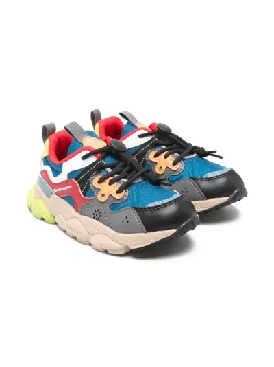 Flower Mountain Babies' Yamano 3 Sneakers In Blue