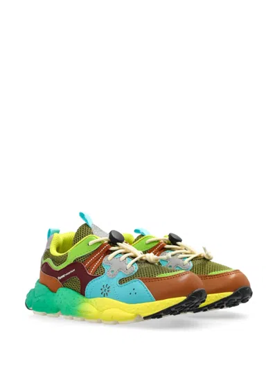 Flower Mountain Kids' Yamano 3 Sneakers In Green