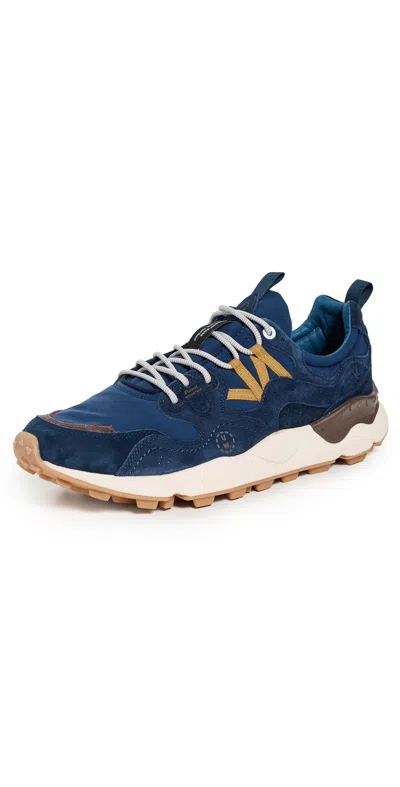 Flower Mountain Yamano 3 Sneakers Navy Brown