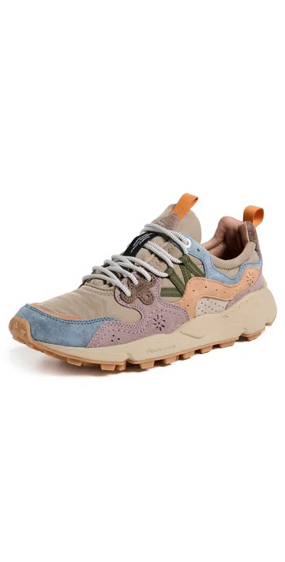 Flower Mountain Yamano 3 Sneakers Petrol Grey In Multi