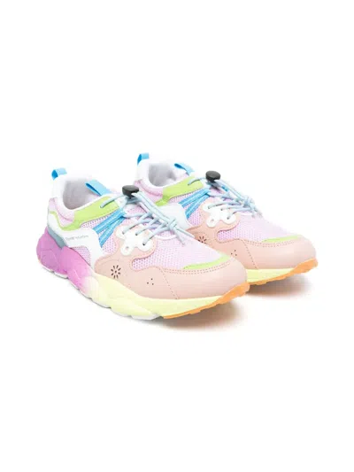 Flower Mountain Kids' Yamano 3 Sneakers In Pink