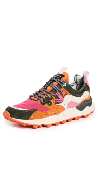 Flower Mountain Sneakers Pink In Multicolor